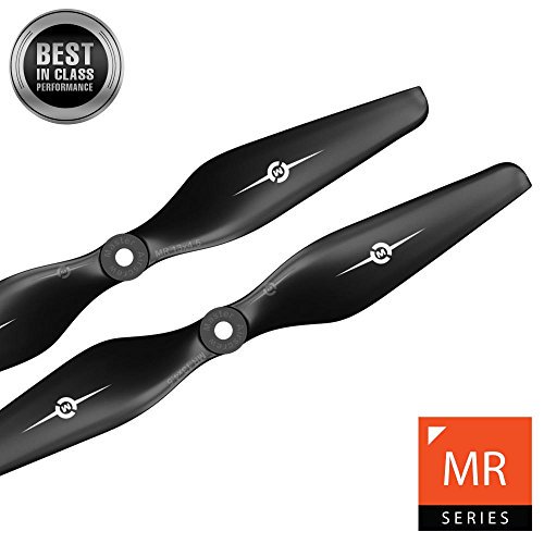 Master Airscrew Performance 1245 Black Multi-Rotor Drone Hélices - Serie MR - Juego de accesorios 12x4.5 x2 Master Airscrew 607370099155