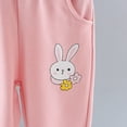 thumbnail image 6 of enyan Little Girls Fall Winter Outfit Size 1-8T Cotton Cute Print Long Sleeve Top and Pant Toddler Girl Clothes(Pink,7-8 Years), 6 of 6