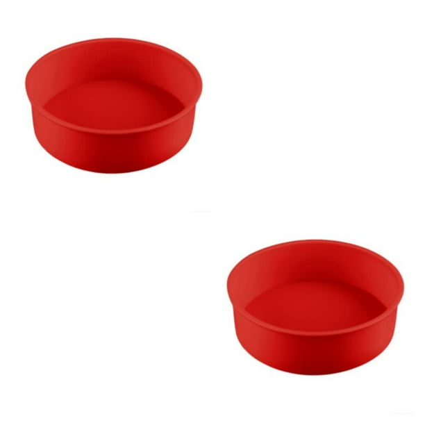 Molde de silicona Toystoory pastel de fiesta de boda Rojo 8 pulgadas 2Conjunto
