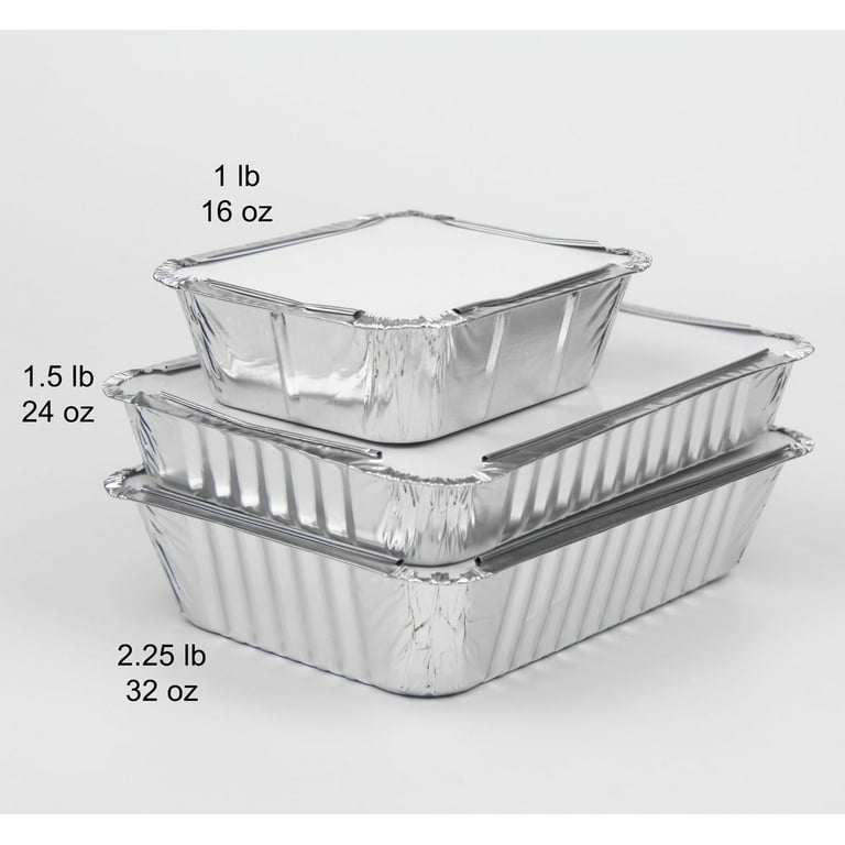 7.7 x 5.7 Aluminum Foil Pans, Disposable Trays Containers for Baking -  Bed Bath & Beyond - 36190273