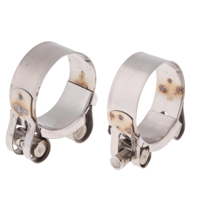 de Clip de Abrazadera de 44-47 Mm Y 48-51 Mm para Tubo de Silenciador de de Bicicleta de Motocicleta Macarena Clip de abrazadera de escape de motocicleta