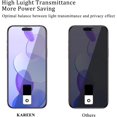 thumbnail image 4 of TEMOGU-2 Pack Privacy Screen Protector for iPhone 16 [6.1-Inch] Anti Spy Private Tempered Glass Film, Anti-Scratch, Bubble Free, Case Friendly, 4 of 4