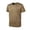 Khaki, variant on Coorders Men's Shirt Sleeve Crewneck Tee, Basis Active Crew Tops ,Big and Tall Wine,Size XXL