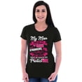 thumbnail image 4 of Brave Boyfriend Risk Life Couple Love Womens Fitted Plus Size Graphic Tee Brisco Brands 2X, 4 of 5