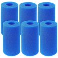 thumbnail image 1 of Lot de 6 Éponges de Filtre Type A pour Piscine Cartouche de Pompe de Remplacement Réutilisable Lavable Éponge de Filtre de Piscine Spa, 1 of 5