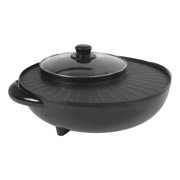 Circular Edition Hotpot Grill Combo Indoor BBQ Barbecue Shops Electric Hot Pot
