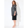 thumbnail image 3 of Catherines Women's Plus Size Mesh Flyaway Sheath Dress, 3 of 6
