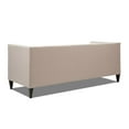 thumbnail image 4 of Maklaine Contemporary 84" Tufted Tuxedo Sofa Double Cushion in Sky Neutral, 4 of 12