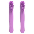 thumbnail image 1 of GOOHOCHY Peine de silicona para desenredar el cabello con dientes anchos, 2 unidades, para rizar, portátil, flexible, para pulseras., 1 of 8