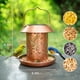 thumbnail image 5 of Farol solar colgante de metal con forma de mariposa para pájaros, impermeable, 5 of 6