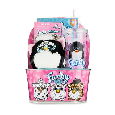 Furby Plush Valentines Day Tin Gift Set