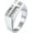 Silver, variant on Men's Stainless Steel Seal Holy Light Cross Retro Hip Hop Trending Domineering Holiday Gift Wedding Rings