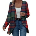 thumbnail image 2 of Heisall Women's Christmas Print Cardigan Long Sleeve Casual Blouse Outdoor Daily Wear Jacket, 2 of 7