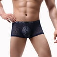 thumbnail image 2 of TNOBHG Men Lace Underwear Men's Lace Underwear Elastic Shorts Briefs for Comfortable Soft Undergarments Skin-touching Breathable Men's Briefs for A, 2 of 8