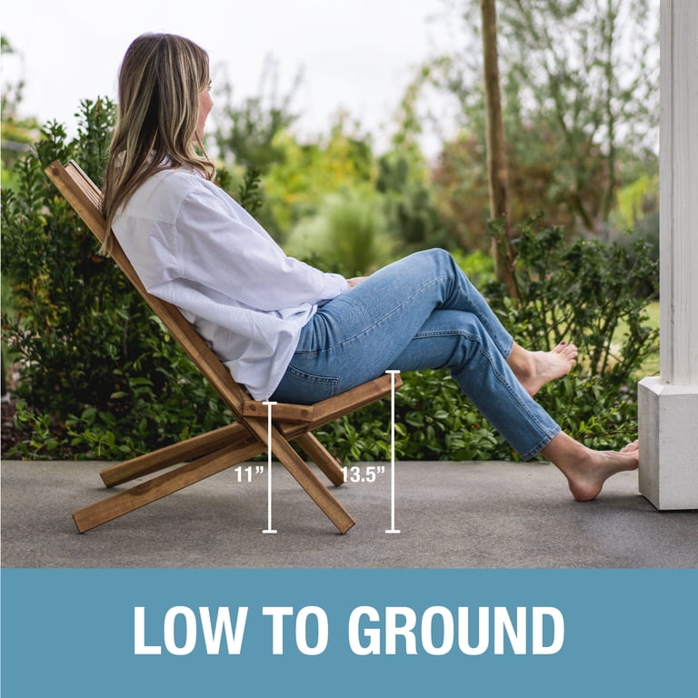 CLEVER MADE クレバーメイド タマラック アウトドアチェア 折りたたみ CleverMade Tamarack Folding Wooden Outdoor Chair, Cinnamon