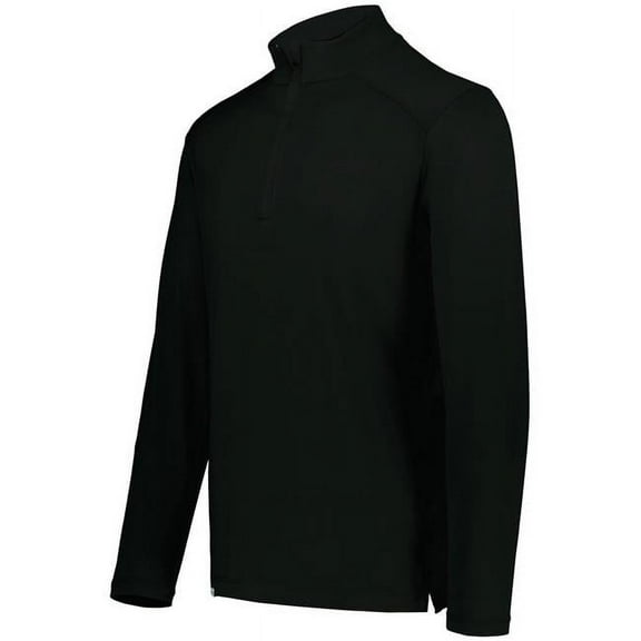 Holloway 223553.080.3XL Ventura 0.25 Zip Pullover, Black - 3XL