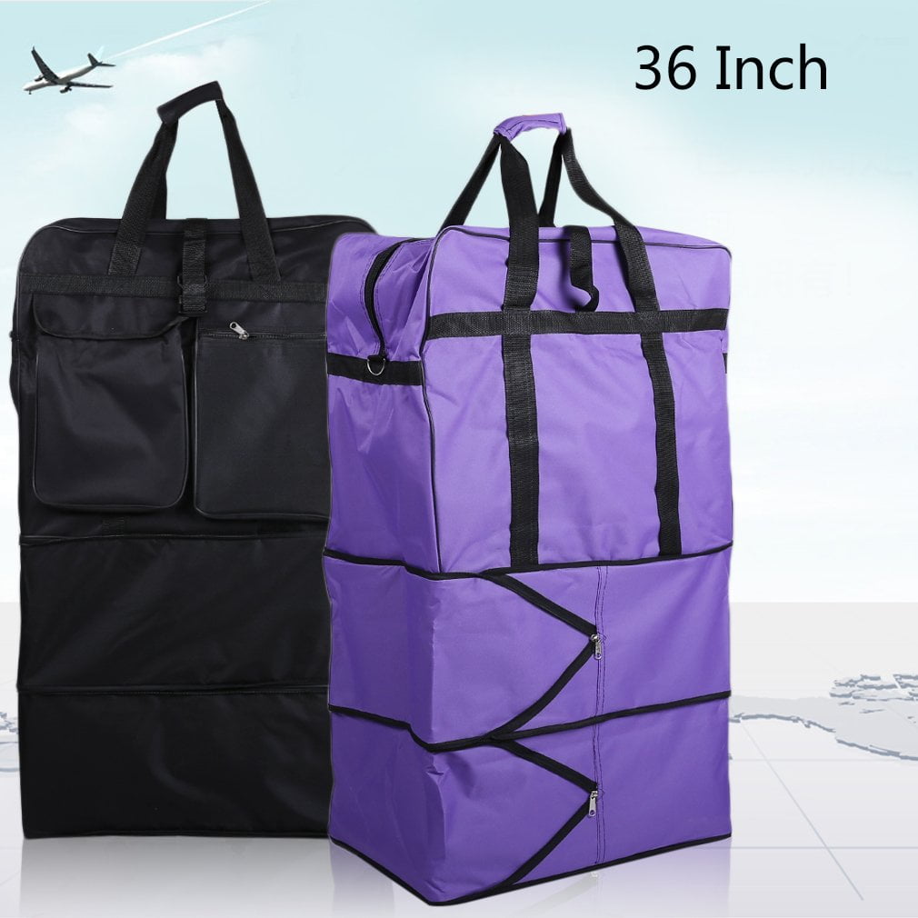 36 Inch Expandable Rolling Bag Wheeled Suitcase Luggage Case With Wheels Rolling Bags Travel Carry On Luggage Bags by LESHP