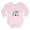 Petal Pink, variant on CafePress - Spitz Cutiepie Long Sleeve Infant Bodysuit - Long Sleeve Cotton Baby Bodysuit