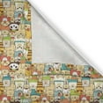 thumbnail image 6 of Ambesonne Funny Valance & Curtain, Teddy Bears Doodle Comic, 55"x36", Multicolor, 6 of 6