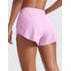 thumbnail image 2 of Shorts para Correr CRZ YOGA de Cintura Alta con Corte Lateral 3" Rosa L, 2 of 5