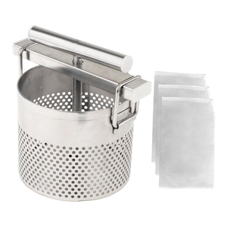 Vegetable Dehydrator Filling Squeezer Dumpling Press 1.8L Stainless Steel for Home Kitchens and Commercial Use