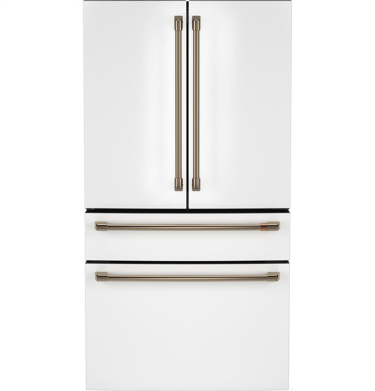 Cafe Smart French 4 Door Refrigerator, Matte White