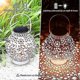thumbnail image 2 of 26-27 Solar Lanterns Outdoor, Metal Hanging Solar Garden Lights With Vintage White Finish And Dual Color Led, Waterproof Garden Ornaments Lantern Ligh, 2 of 5