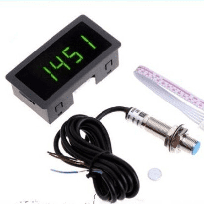 El tacómetro de motor industrial con pantalla digital/interruptor Hall puede medir la velocidad CF5135B-Z de la cosechadora de ventilador, etc.