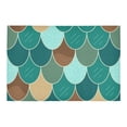 thumbnail image 2 of MKHERT Mermaid Scales Doormat Rug Home Decor Floor Mat Bath Mat 23.6x15.7 inch, 2 of 3
