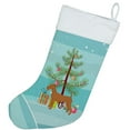 thumbnail image 2 of Carolines Treasures CK3546CS Irish Terrier Christmas Tree Christmas Stocking, 2 of 3
