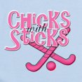 thumbnail image 2 of CafePress - Field Hockey Chicks With Sticks Infant Bodysuit - Baby Light Bodysuit, Size Newborn - 24 Months, 2 of 4