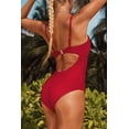 thumbnail image 4 of BeautyIn Women Halter Monokini Soild Swimwear Beach Bathing Suit 1 Piece, 4 of 5