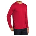 thumbnail image 4 of Yellow Rooster Men's Tall Long Sleeve PosiCharge Competitor Tee True Red LT, 4 of 6