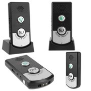 2 Way Voice Intercom, Waterproof Intercom Doorbell System, Wireless Audio Intercom for Home Hospital Office, Black