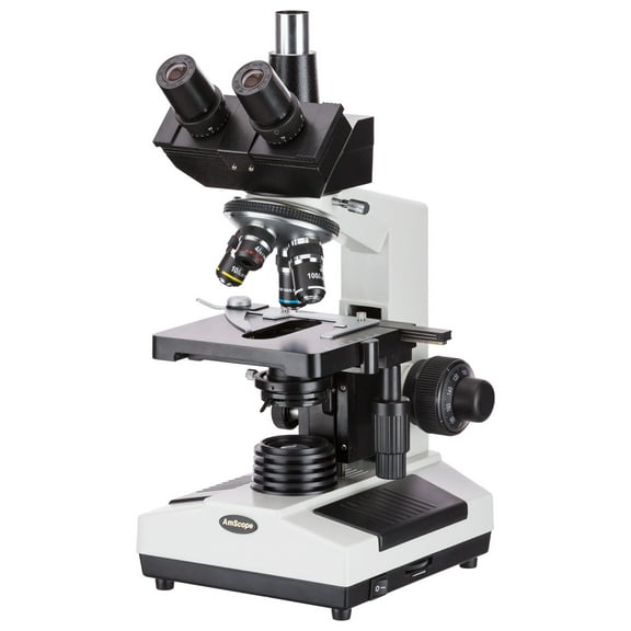 AmScope Doctor Veterinary Clinic Trinocular Biological Compound Microscope 40X-2500X New