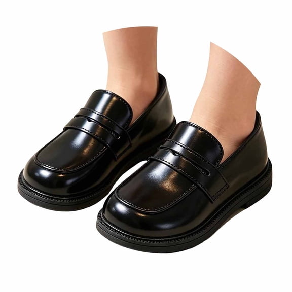 Gtoiithly Girls Everyday Wear Sneakers for Little Girls with Bow, Comfortable Soft Sole Fashion Casual Shoes for Daily Activities 6-Black 4.5-5 Years