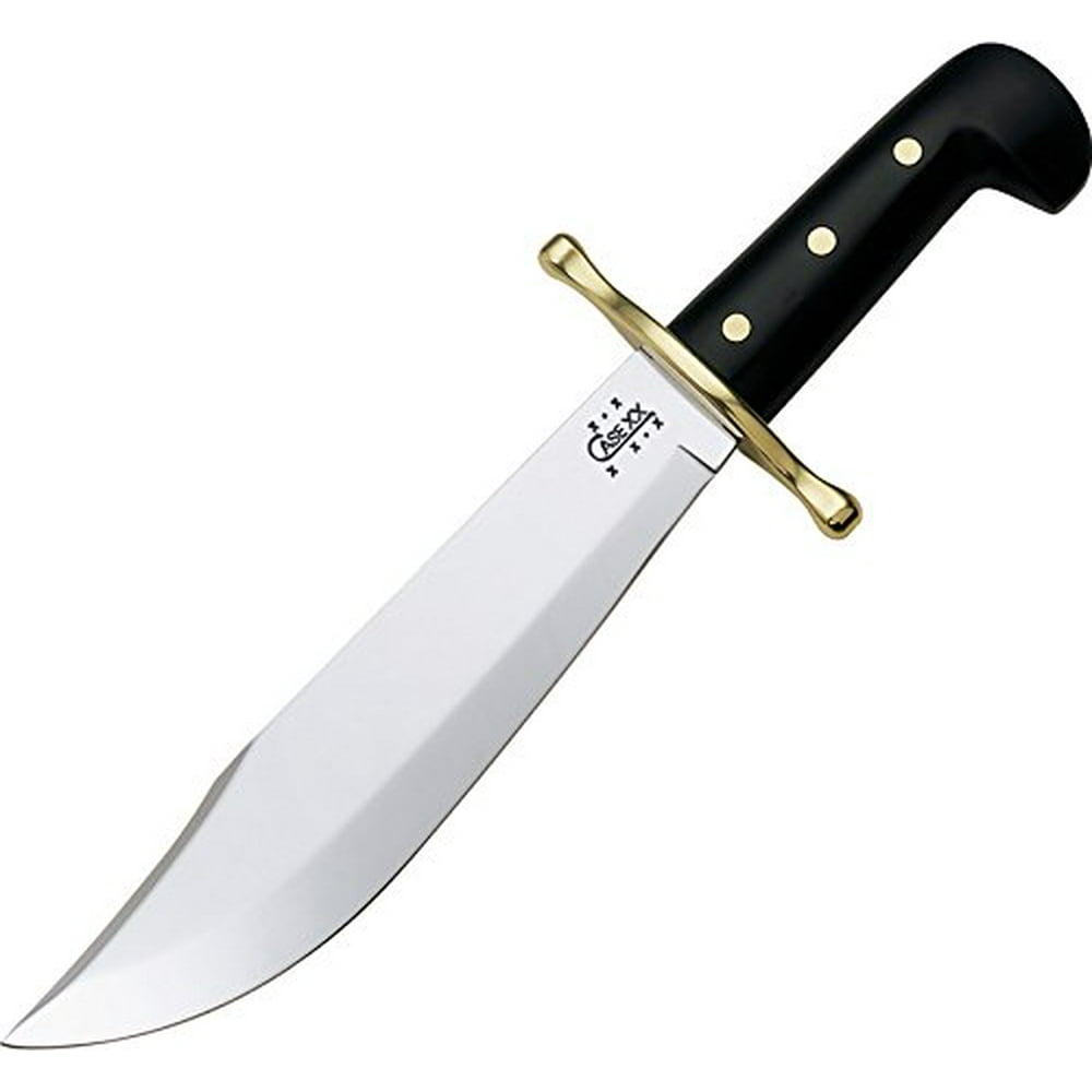 Case Bowie Black Handle Knife - Walmart.com - Walmart.com