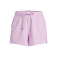 Athletic Works Women’s Buttery Soft Performance Gym Shorts, 4" Inseam