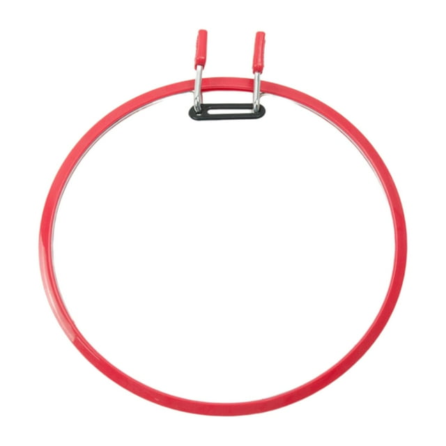GUOOL Embroidery Hoop Sp Tension for Kid's DIY Art Display Supplies red