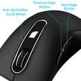 thumbnail image 3 of memzuoix Wireless Mouse for Laptop, 5 Buttons 1400 DPI Wireless Mouse with USB Receiver, Cordless Computer Mice for Chromebook, Desktop, PC, Macbook(Black), 3 of 9