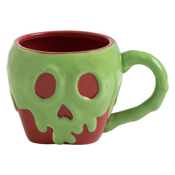 Disney Snow White Poison Apple Sculpted Ceramic Mug Movie Gift Disney