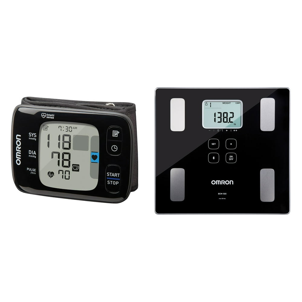 Omron BP6350 7 Series Wireless Wrist Blood Pressure Monitor & BCM500