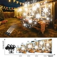 thumbnail image 3 of Proyector navideño Lurious 2025 con triple cabeza, diseño de copo de nieve, 3 of 8