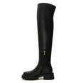 thumbnail image 2 of Women's Over-the-Knee Platform Boots High Stretch Thigh High Faux Leather Boots with Side Zipper Chunky Sole Fall Winter Shoes, 2 of 7