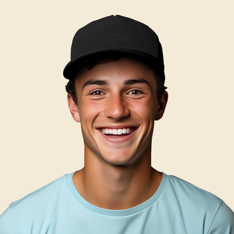 DALIX Trucker Cap Mesh Hat with Solid Color photo 3
