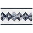 thumbnail image 2 of Authentic Hotel and Spa Turkish Cotton Diamonds Embroidered Midnight Blue Bath Towel, 2 of 2