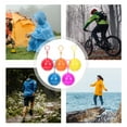 thumbnail image 3 of 5Pcs Keyring Raincoats Foldable Rain-Wears Convenient Rain Ponchos Fishing Rain Covers, 3 of 8