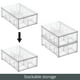 thumbnail image 5 of Organizador de cocina y despensa de plástico mDesign Lumiere, paquete de 2, 5 of 9