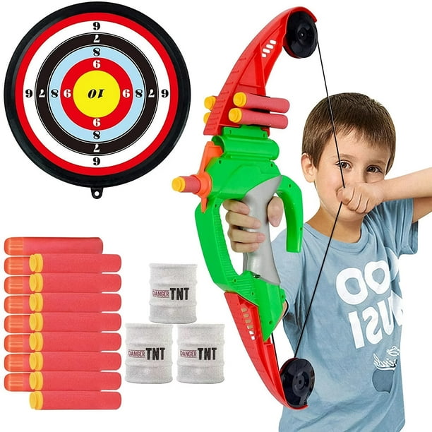 Ensemble d'arc et de flèches de tir à l'arc jouet pour enfants