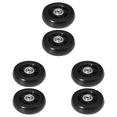 thumbnail image 1 of 1 Par Ruedas Goma Silenciosas para Cubierta Carrito Herramienta Reparación Lujo (72*24mm), 1 of 2